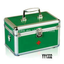 Nouvel arrivage !!! boîte de kit de premiers secours en aluminium avec options de couleur différente